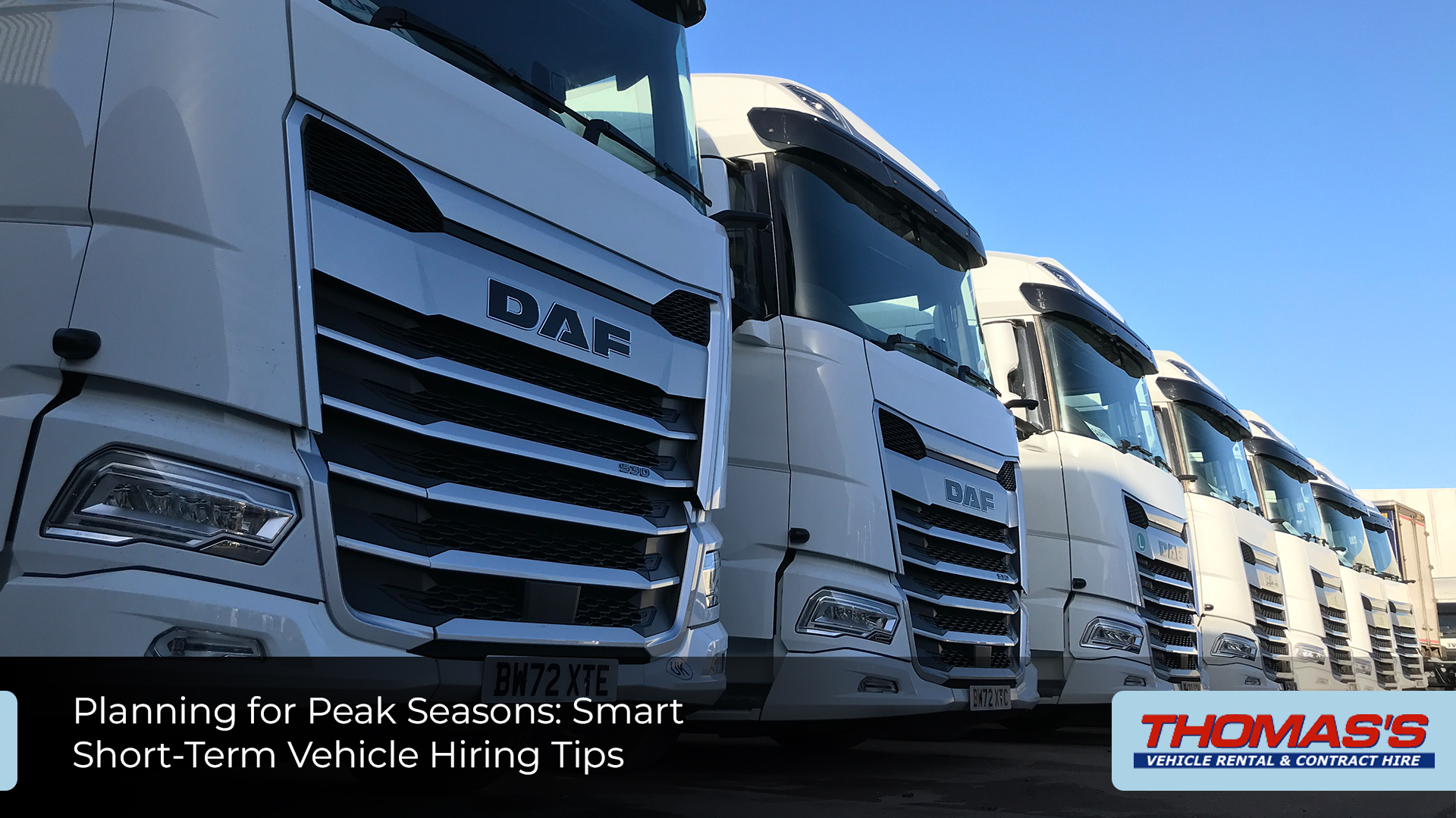 Planning for Peak Seasons: Smart Short-Term Vehicle Hiring Tips